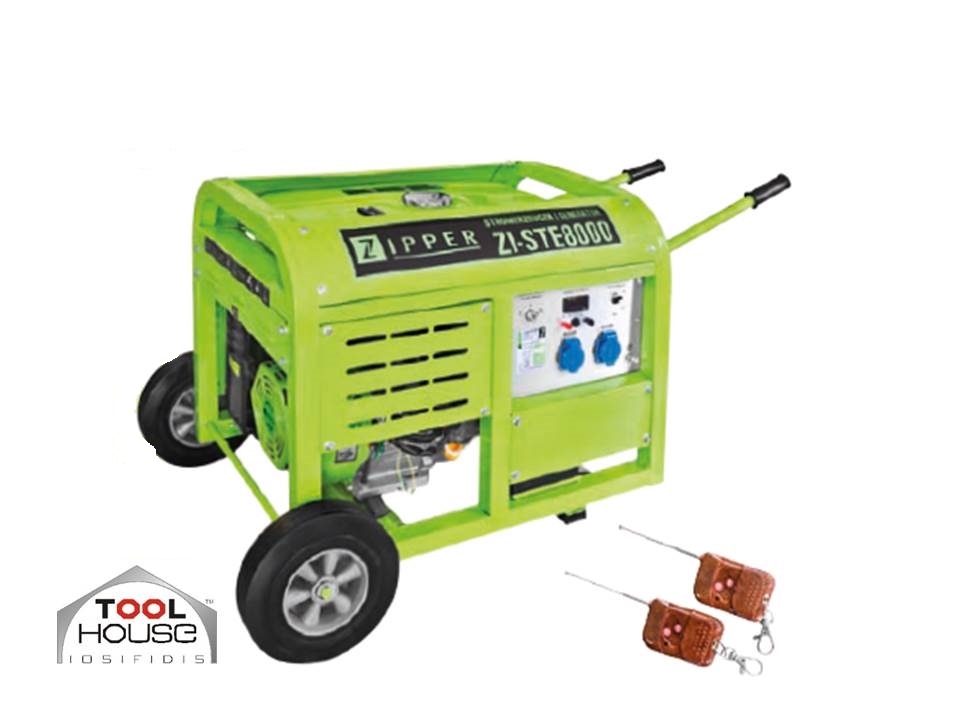 ZIPPER MASCHINEN ZI-STE8000 γεννήτρια βενζίνης 10,0KVA & REMOT